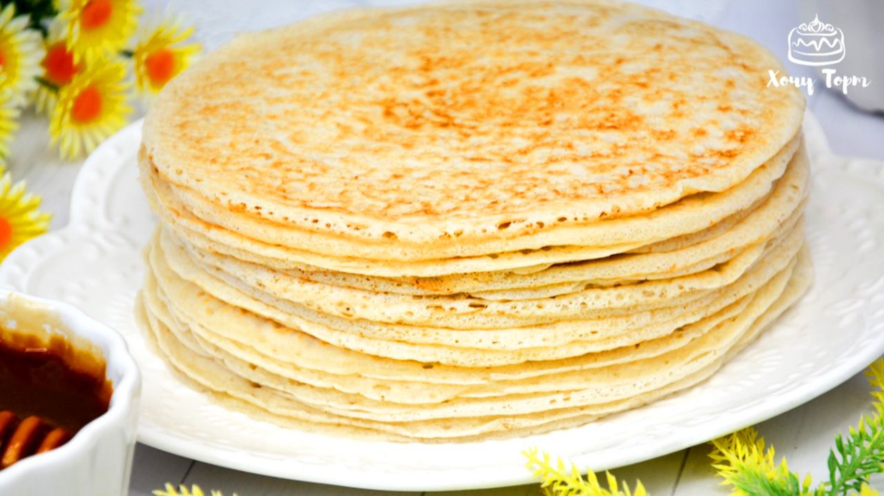 👍 БЛИНЫ ИЗ НИЧЕГО! Без яиц и молока, а вкуснее обычных 🥞🔥 Рецепт НА ВОДЕ для Поста и экономии смотреть онлайн