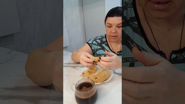 19.02 БЛИНЫ ИЗ ОВСЯНЫХ ОТРУБЕЙ С ТВОРОГОМ И ТЫКВОЙ. КУШАЕМ ВМЕСТЕ ❤️ ❤️ ❤️