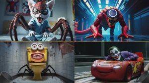 КОТ‑ПАУК И ДРУЗЬЯ: ВЕСЁЛОЕ ЧУДИЩЕ‑ШОУ! 🦑🤡 МУЛЬТИКИ: приключения, смех и сюрпризы