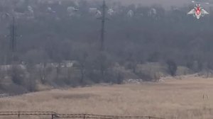 Боевая работа расчета зенитной установки по уничтожению разведывательного БПЛА ВСУ ГрВ «Днепр»