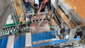 Автоматическая система система формирования гофрокоробов и роботизация укладки