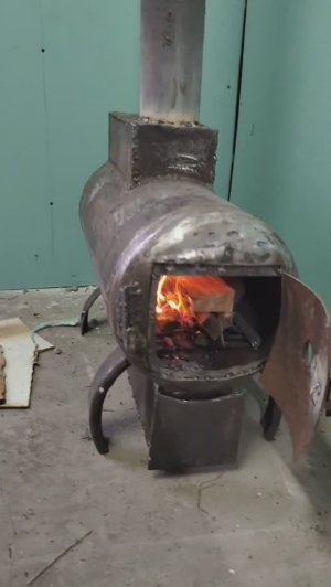 Идеальная печь буржуйка из газового баллона