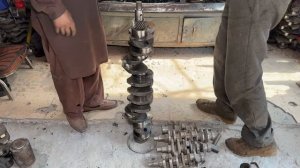 Ремонт коленвала. Пакистан
