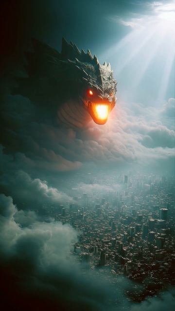 Годзилла обрушивается на город смотреть онлайн