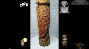 Филин резьба