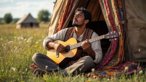 Обниму гитару нежно