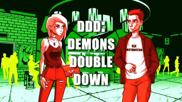 DDD Demons Double Down Demo с озвучкой / Визуальная новелла от создателей CEYBA