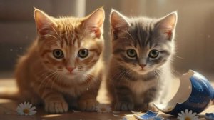 Разбитая ваза и пропавшая рыбка 🐾Забавные истории о кошачьей семье  Кошачья жизнь от Miu Miu