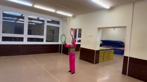 Жонглирование номер "Нежный вальс"