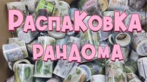 Распаковка 50 лент✂️