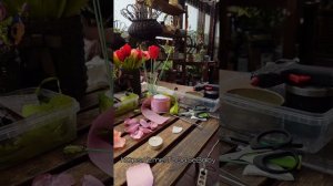 Мастер-класс "Тюльпаны из атласной ленты"