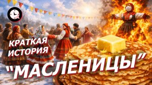 Краткая История МАСЛЕНИЦЫ | Зачем есть блины и жечь чучело