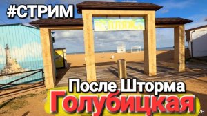 Пт, 20 февр. 2026 #стрим Голубицкая Погуляем в прямом эфире Азовское море после шторма