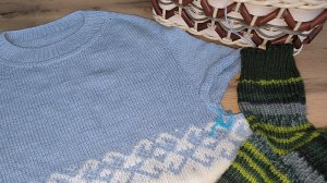 Мои процессы по вязанию в феврале.