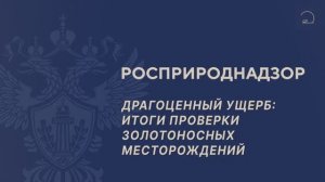 Драгоценный ущерб: итоги проверки золотоносных месторождений