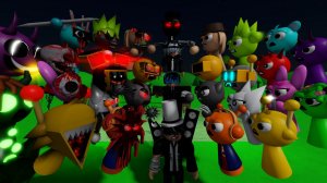 Спрунки футбольный мяч Gray vs Oren (Окончание + сезона)! (ужас перед домом) Roblox Animation