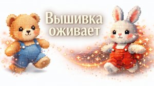 Вышивка оживает