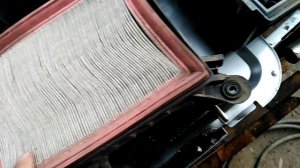 вся пыль с улицы в двигатель из за некачественного фильтра