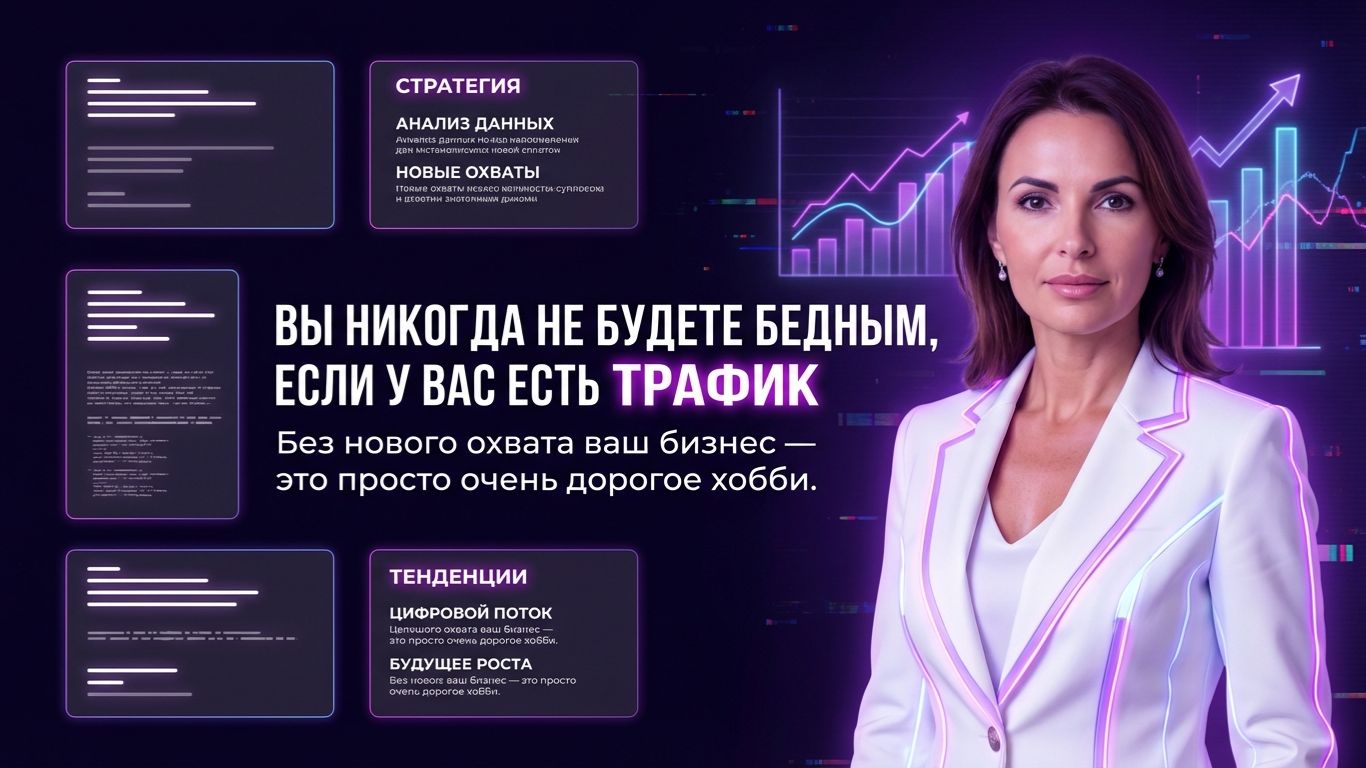 Вы никогда не будете бедными если у вас есть трафик