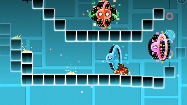 geometry dash | the lighting road