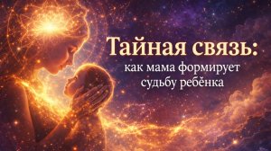 Эфир "Тайная связь: мама и ребенок"