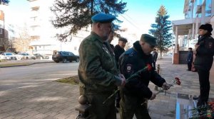 Ко Дню защитника Отечества сотрудники МВД по КЧР почтили память погибших сотрудников