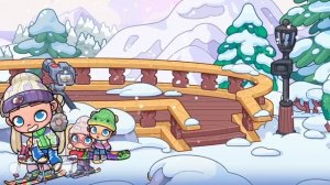 Поездка в снежный городок.❄️Моя новая семья в аватар ворлд.👪