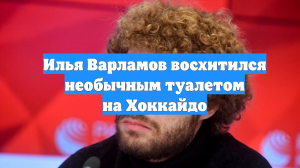 Илья Варламов восхитился необычным туалетом на Хоккайдо