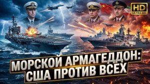 🌊 Титаны на море: США в одиночку против России, Китая и Ирана. Расклад сил