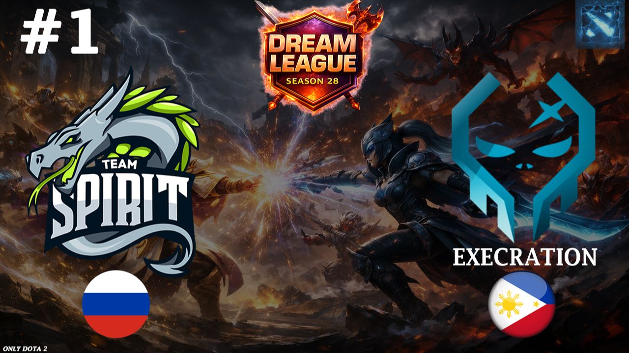 СПИРИТАМ НУЖНО ТОЛЬКО ПОБЕЖДАТЬ, БЕЗ ЛУЗОВ! | Spirit vs Execration #1 (BO2) DL S28 смотреть онлайн