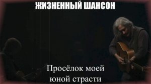 ЖИЗНЕННЫЙ ШАНСОН|Просёлок моей юной страсти|ШАНСОН ПОД ГИТАРУ