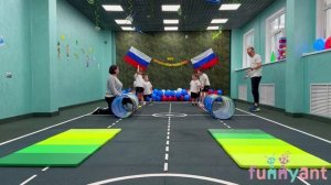 Эстафеты у дошколят Funny Ant Malahovka