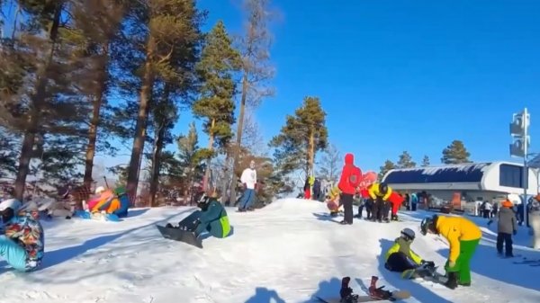 Горнолыжный курорт .Бобровый Лог.Заповедник Столбы