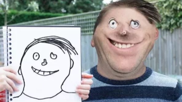 Детские рисунки в реальной жизни