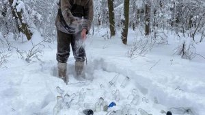 АРХИВ. Аптечный схрон в зимнем лесу!