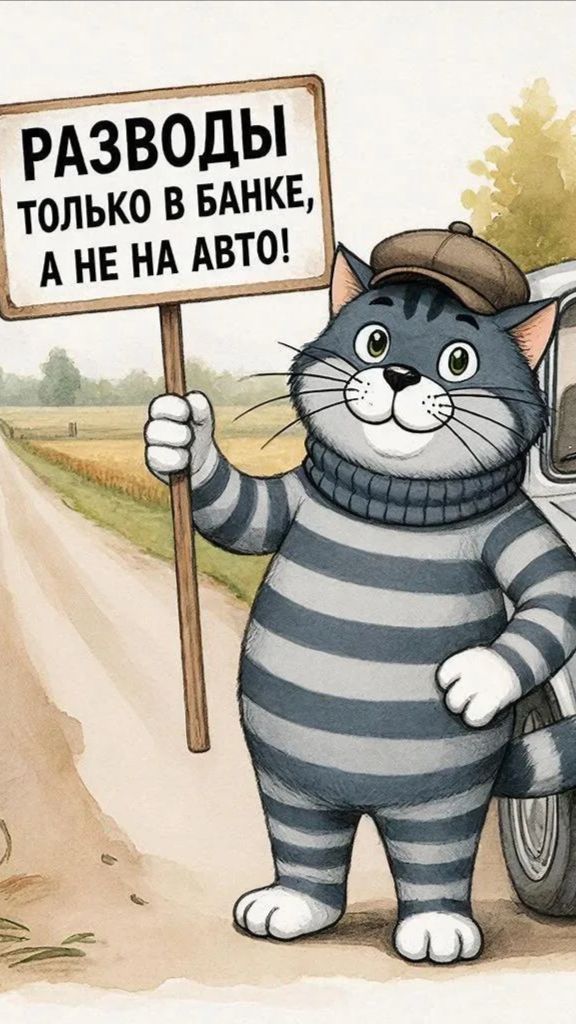 Разводы Только В Банке. Кот Матроскин.🚗🧽🫧