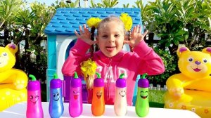 Диана и Рома в сборнике весёлых видео про слаймы для детей.