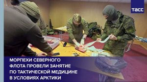 Морпехи Северного флота провели занятие по тактической медицине в условиях Арктики