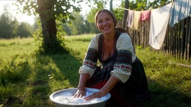 Ох уж эта стирка Весёлые деревенские частушки смотреть онлайн