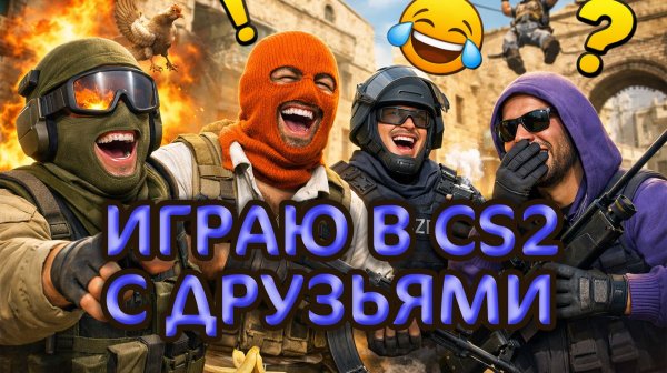 Играю в CS2 с друзьями