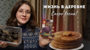 Ожидание весны в деревенском доме: первая рассада и блины на масленицу