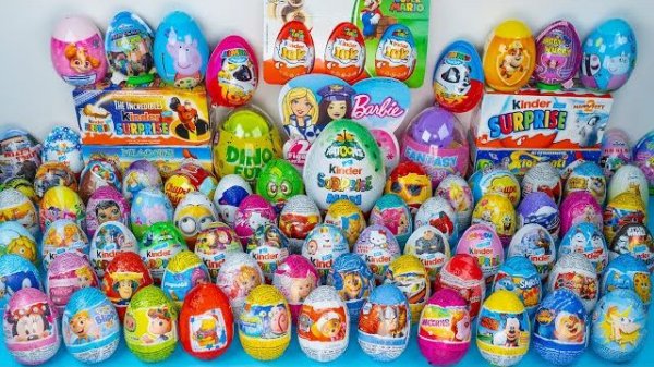 РАСПАКОВКА СЛАДОСТЕЙ!!! КИНДЕР СЮРПРИЗЫ!