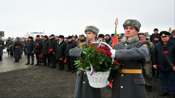 Открытие памятника воинам-чекистам на Миус-фронте