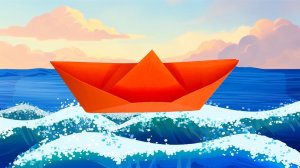 Как сделать бумажный кораблик как в детстве