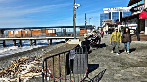 ✅️🌴20 ФЕВРАЛЯ В АДЛЕРЕ: +10°, ПОСЛЕДСТВИЯ ШТОРМА НА НАБЕРЕЖНОЙ В АДЛЕРЕ.  АДЛЕР 2026