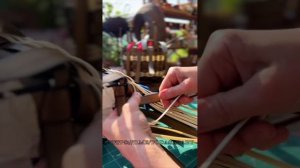 Мастер-класс "Самая простая тех плетения корзин из ротанга"