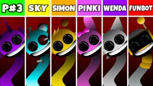 INCREDIBOX SPRUNKI: ФАЗА 3 НО SKY ⚔️ SIMON ⚔️ PINKI ⚔️ WENDA ⚔️ FUNBOT! 🌌👨🎤💖💊🤖