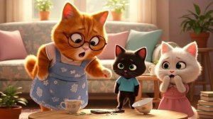 Измученная кошачья мамаша наконец-то срывается на своих непослушных котят!