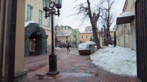 Walking Moscow. Exploring Moscow city center. Petrovka Street - Strastnoy Boulevard - Kuznetskiy Mos