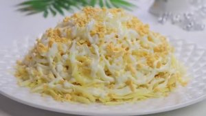 Салат "Белочка"/ Всего ТРИ Ингредиента! Просто,но как же Это Вкусно!